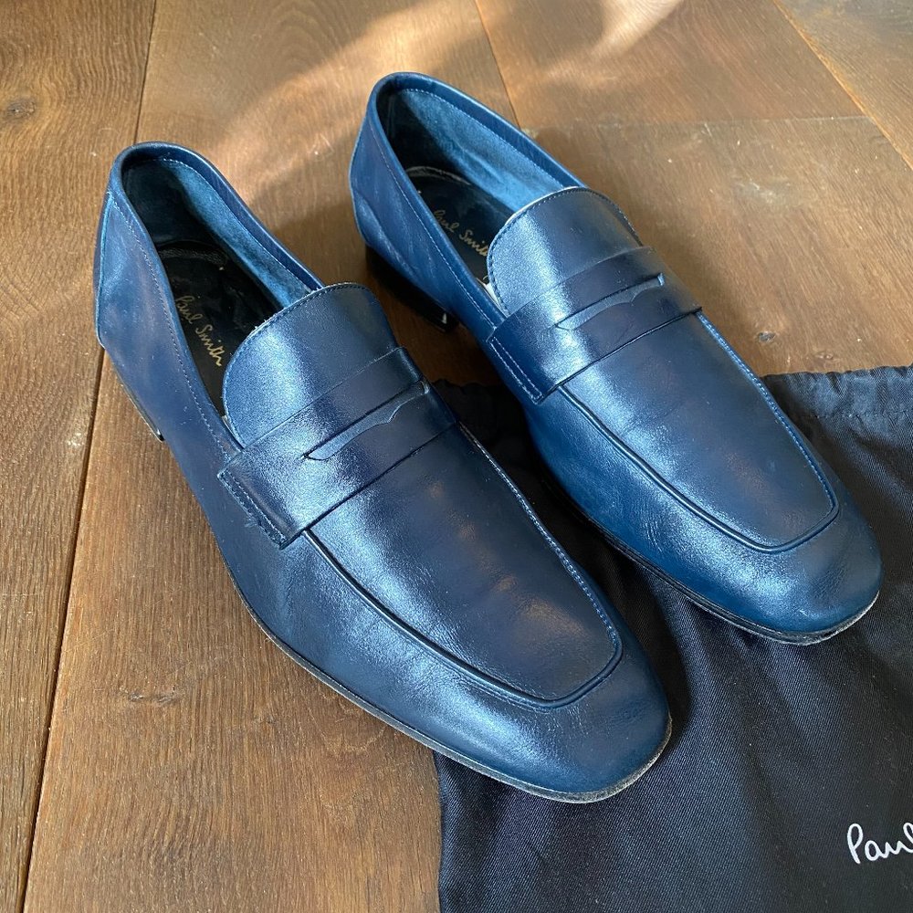 Paul Smith Blue Loafers
